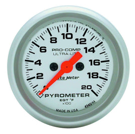 Autometer 2-1/16in U/L 2000 Degree Pyrometer